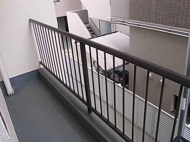 芥川マンション ベランダ