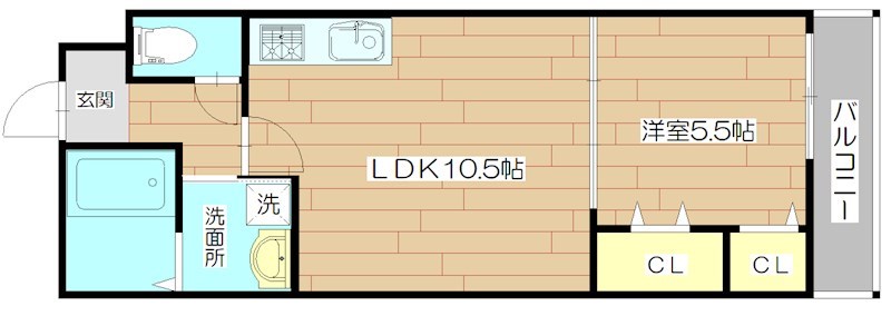 フジパレス上牧駅前 間取り