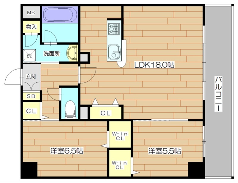 中条プレイス 間取り図