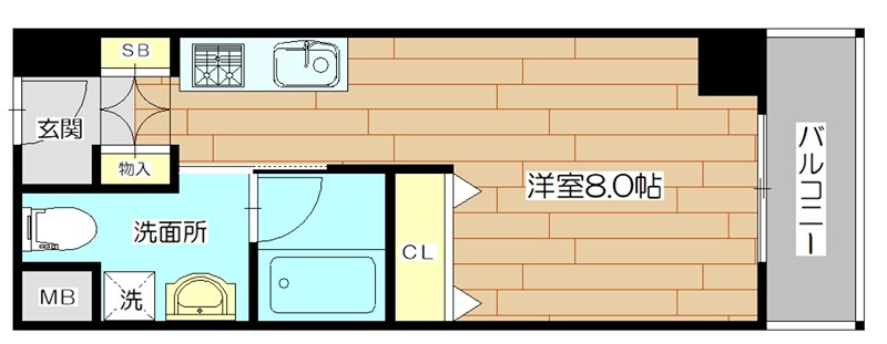 マインズ・コム高槻天神 間取り図