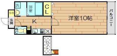 ラ・メール   間取り図