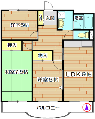 カーサ・フェリーチェ 間取り