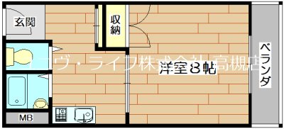 光栄ハイツ大畑 間取り