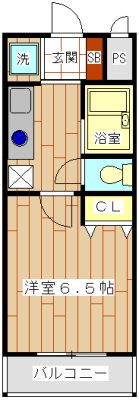 ジュネス高槻 間取り図