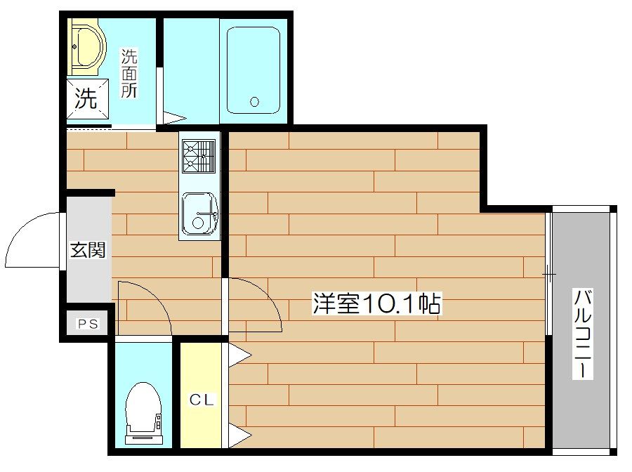 フジパレス上牧駅前 間取り