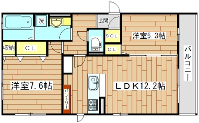 メゾンボヌール 間取り