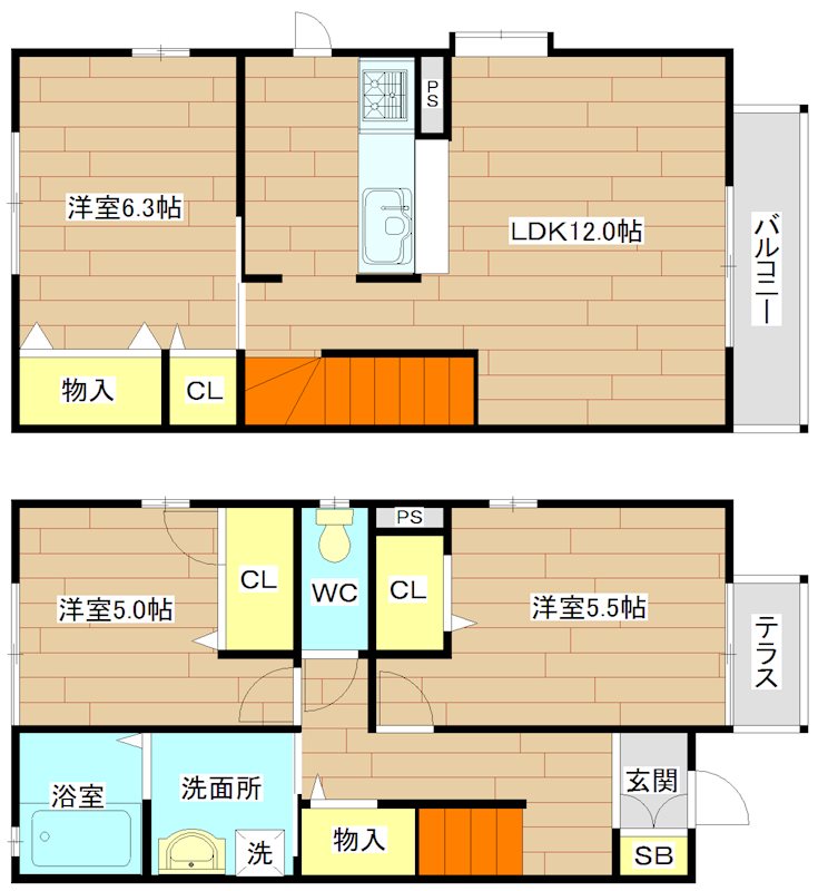 グランバリエ美しが丘 間取り