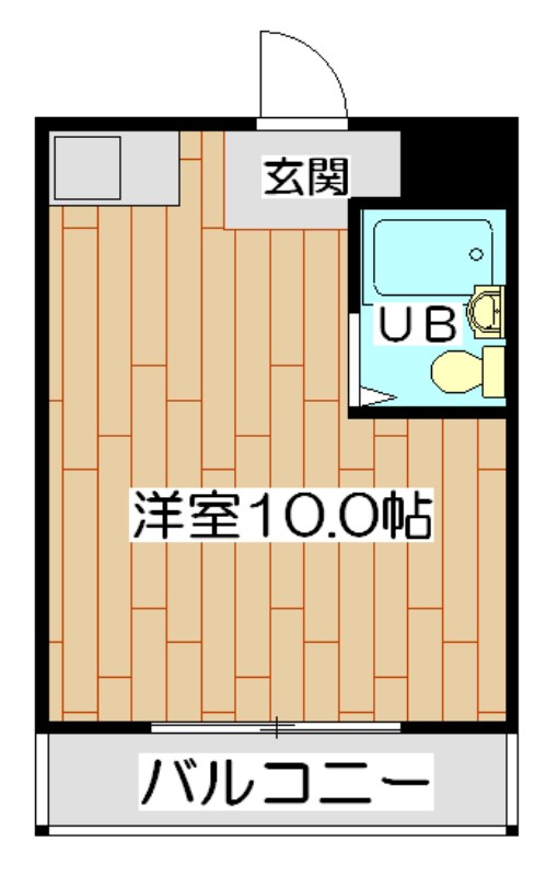 竹村コーポ 間取り図