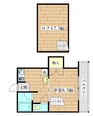 メゾン高槻Ⅱ号館 間取り図