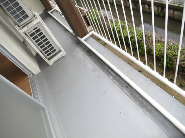 マンションサンプラザ1 ベランダ