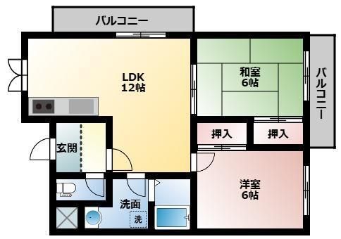 ファミール２号館 間取り