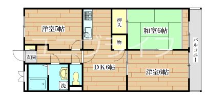 ヴェルドミールＢ棟 間取り図