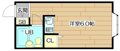 コーポ朝風  間取り