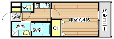 アルハステージ城北 間取り図