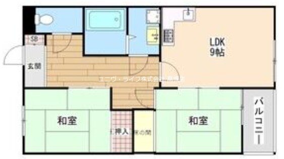 吉田ハイツ 間取り