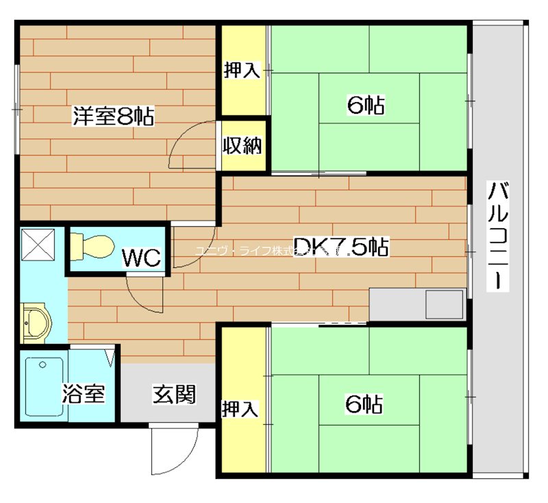 メゾンティックⅠ 間取り