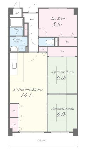 アルフォルスエム 間取り図