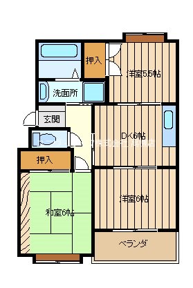 タカラマンションⅠ 間取り図