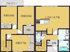 メゾネット別所 間取り図