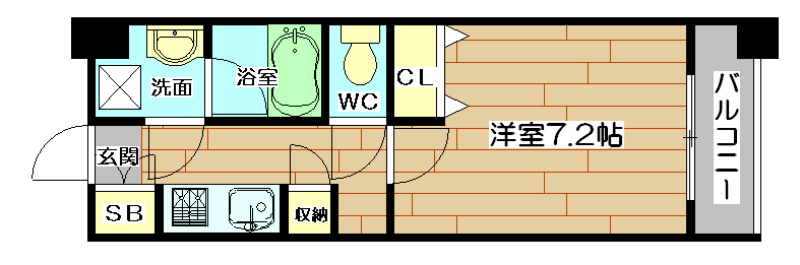 アーバネックス高槻芥川 間取り図