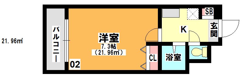 MESSAGE関大前 間取り