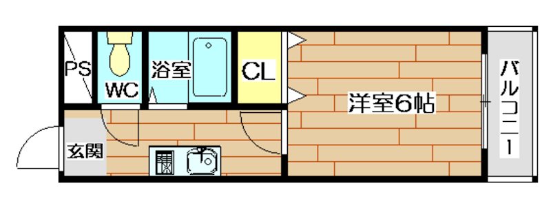 クロシオハイツⅤ 間取り