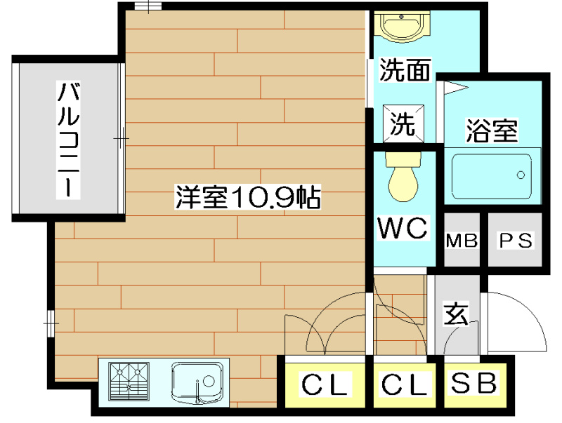 サンウッドコートⅡ 間取り図