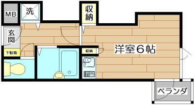 トレンディア高槻 間取り図