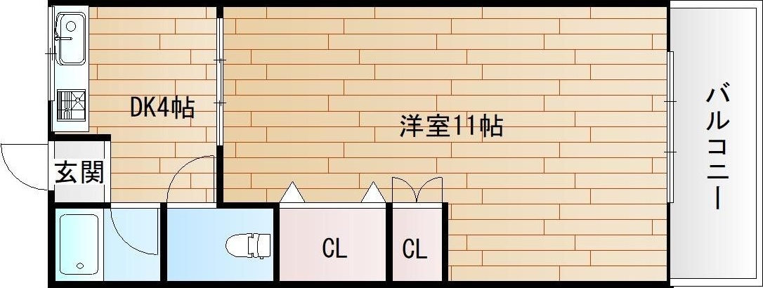 ボナール・ウエスト 間取り図