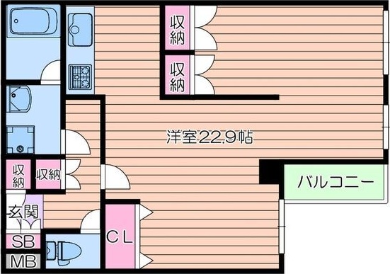 バッハレジデンス高槻Ⅰ 間取り