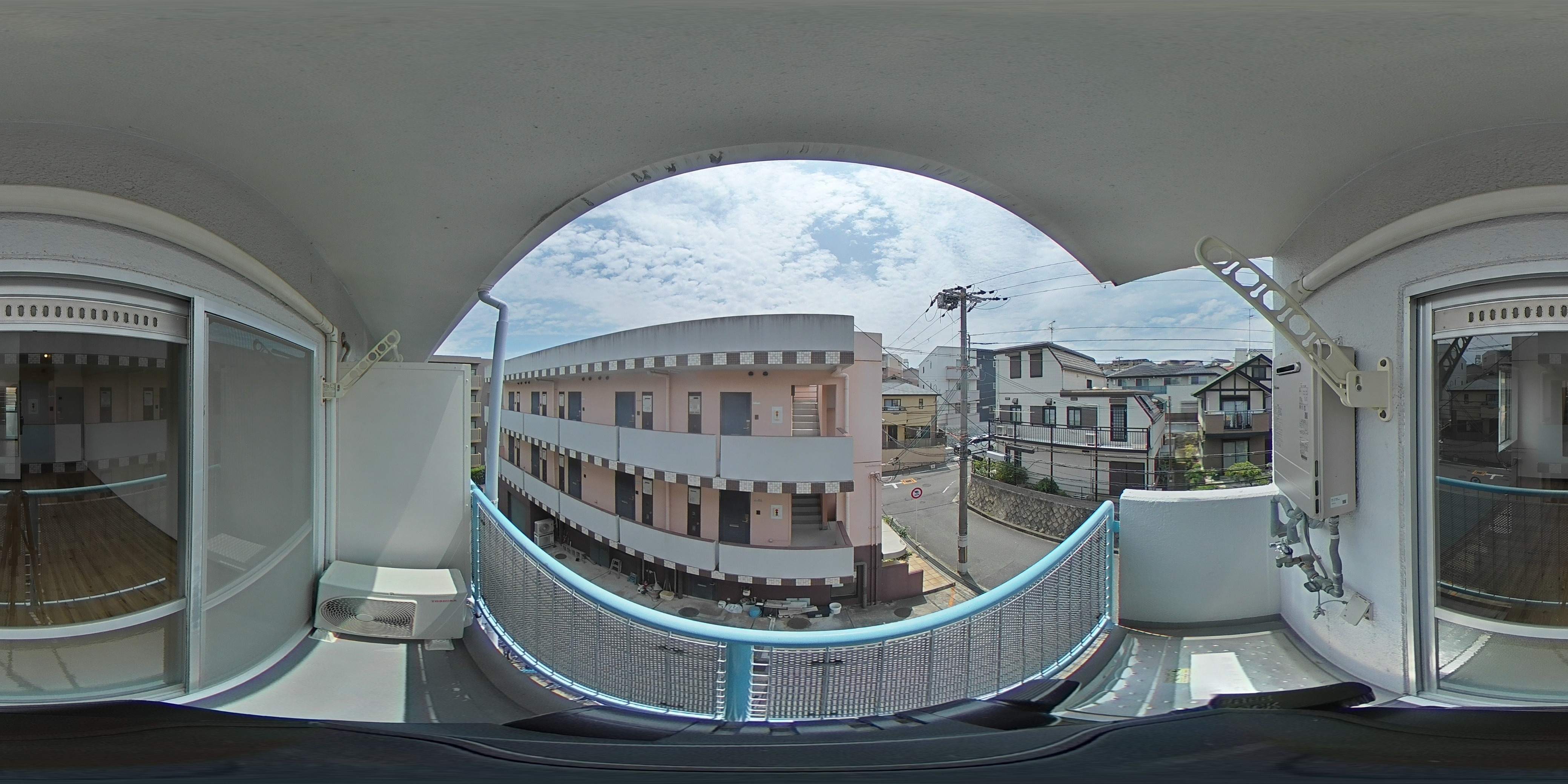 シャンブル千里山Ⅰ ベランダ