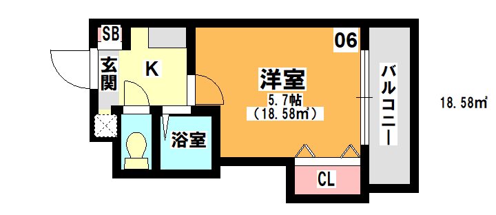 MESSAGE関大前 間取り
