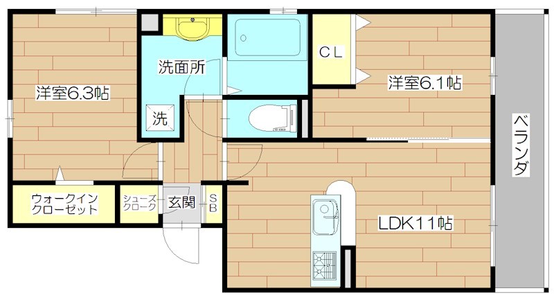 ベルフェリシア 間取り図