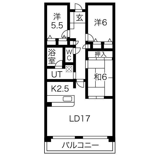 NCRe高槻  間取り図