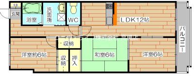 サンシャイン天神山 間取り