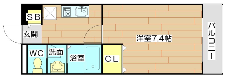 ブラオ高槻  間取り