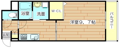 高槻ハイム   間取り図