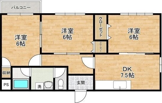 ESTグリーンハイツ高槻 間取り