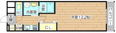 マイルドマンションⅢ  間取り図