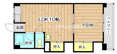 第一大森マンション 間取り図