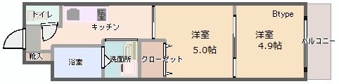 ヴィラほったⅡ 間取り