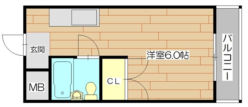 シャトレ富田 間取り図