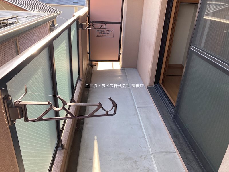 エフティー上牧 ベランダ