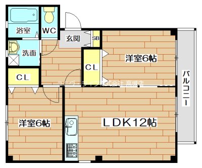 ハイツ氷室１号館 間取り