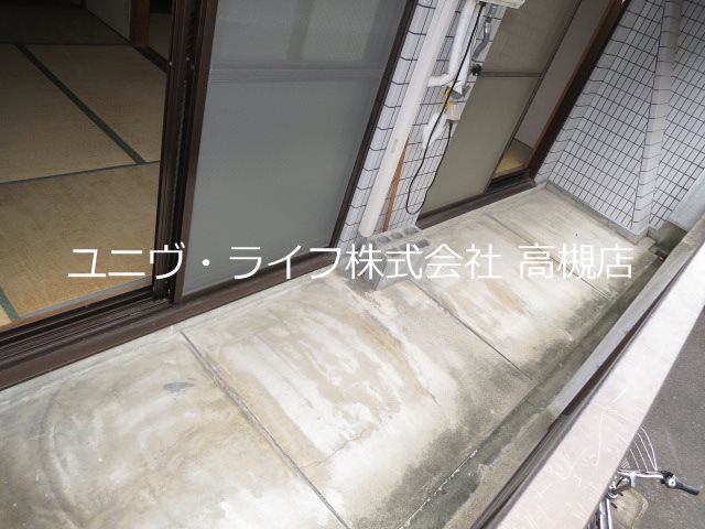 郡家シャトルマンショ3号棟 ベランダ