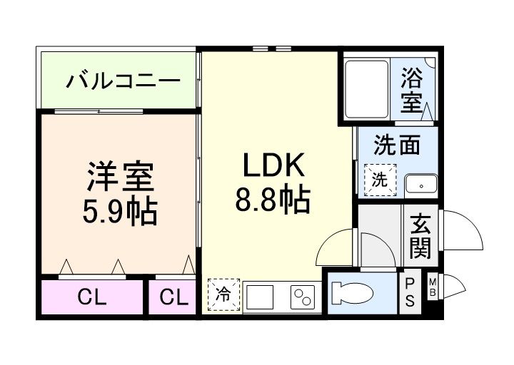 ウインドコート上本町（新築） 間取り
