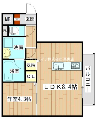 Versail・K（ベルサイユ・ケイ） 間取り