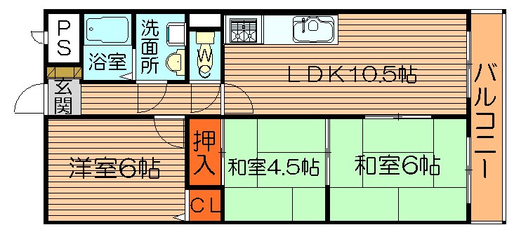 ガーデンコート内山 間取り