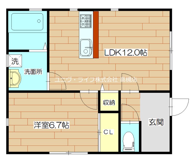 （仮称）川西町1丁目邸 間取り
