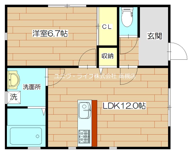 （仮称）川西町1丁目邸 間取り